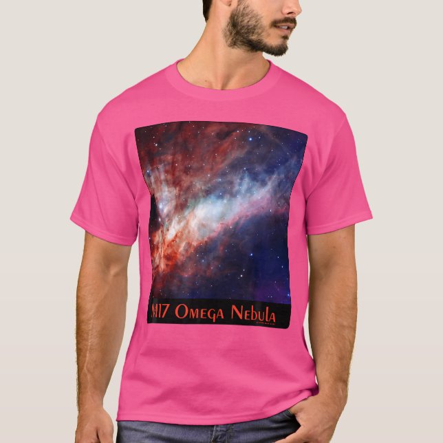 T-shirt M17 Omega Nebula Messier Objet 17 Astronomie spati (Devant)
