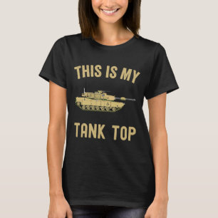T-shirt M1 Abrams C'Est Mon Jeu De Véhicules Militaires Dé