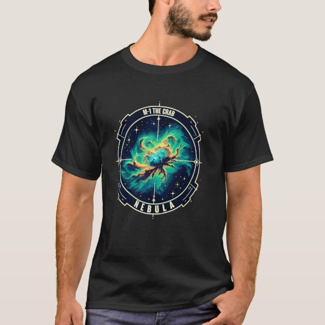 T-shirt M1 La nébuleuse du Crabe Objet Messier 1 Astronomi (Devant)
