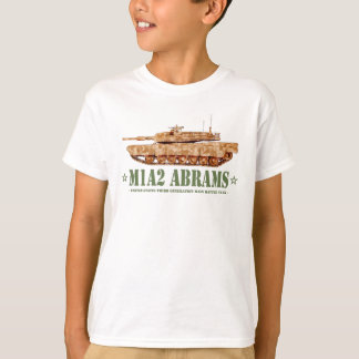 T-shirt M1A2 Abrams US MBT Tank Desert Storm Vétérinaire