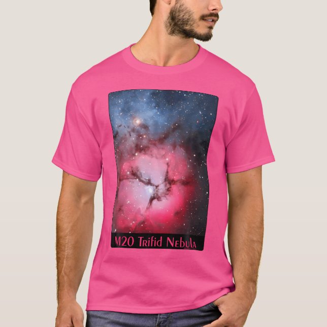 T-shirt M20 Trifid Nebula Messier Objet 20 Astronom spatia (Devant)