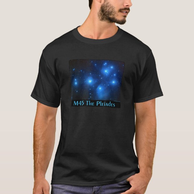 T-shirt M45 Pleiades Star Cluster Astronomy n (Devant)