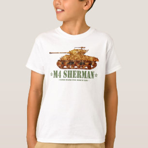 T-shirt M4 Sherman Deux 2ÈME GUERRE MONDIALE américains à 