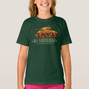 T-shirt M4 Sherman Deux 2ÈME GUERRE MONDIALE américains à 
