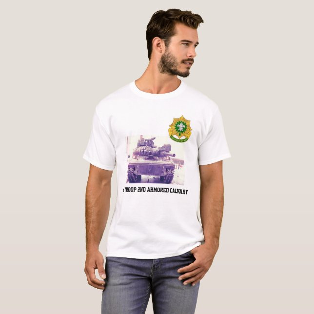 T-shirt M551A1 ACR de SHERIDAN 2ème (Devant entier)