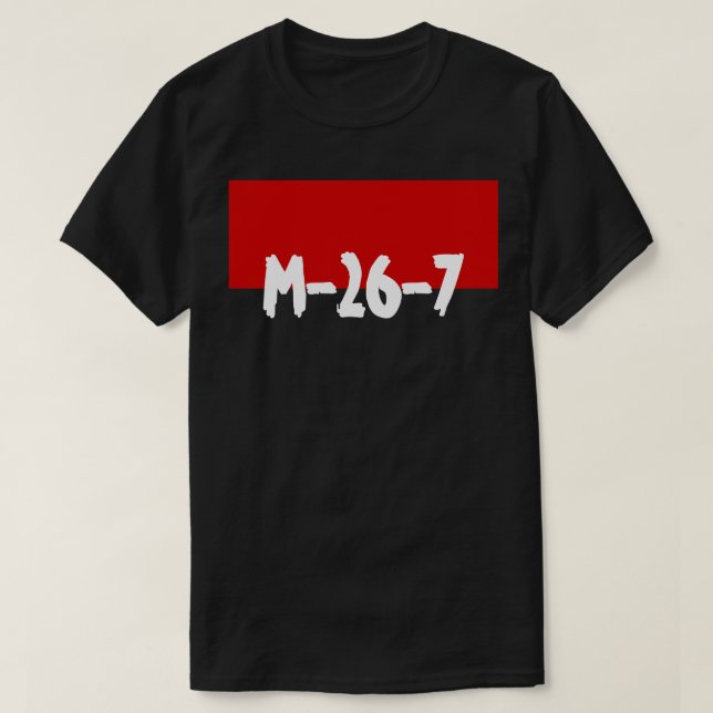 T-SHIRT M-26-7 (Design devant)