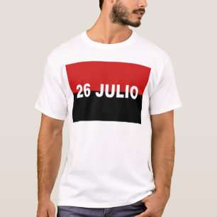 T-shirt M-26-7 drapeau - Bandera del Movimiento 26 De