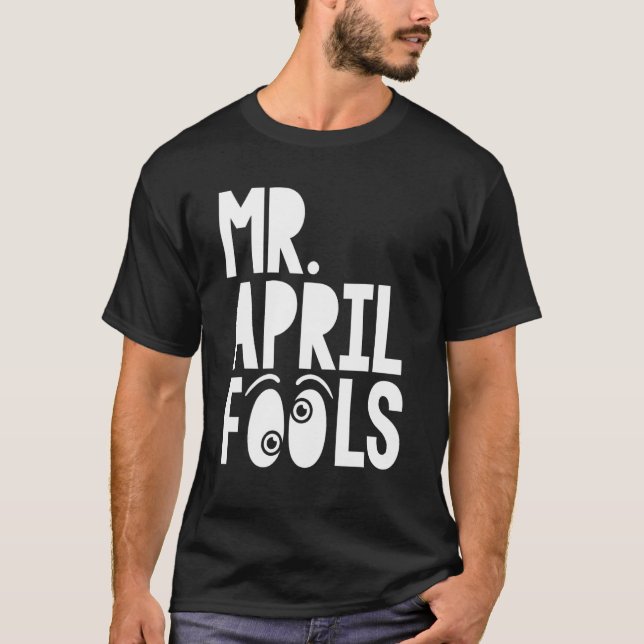 T-shirt M. April Fools 1er avril Correspondance ridicule (Devant)