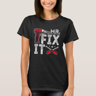 T-shirt M. Break It M. Fix It Papa & Son Correspondant Pèr