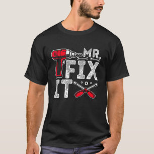T-shirt M. Break It M. Fix It Papa & Son Correspondant Pèr
