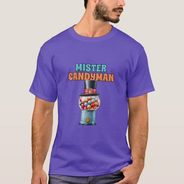 T-shirt M. Candyman Retro Esthétique Vintage (Devant)