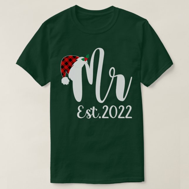 T-shirt M. Claus et Mme Claus Est (Design devant)