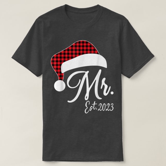 T-shirt M. Claus et Mme Claus Est (Design devant)