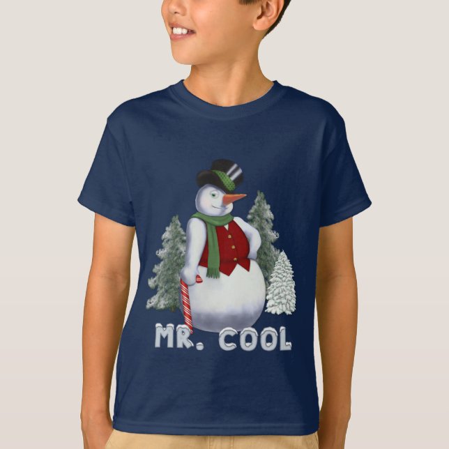 T-shirt M. Cool - Snowman (Devant)
