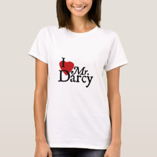 T-shirt M. Darcy d'AMOUR de Jane Austen I