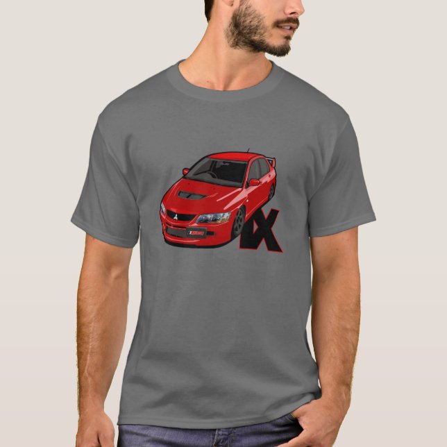 T-shirt M. de Mitsubishi EVO IX (Devant)