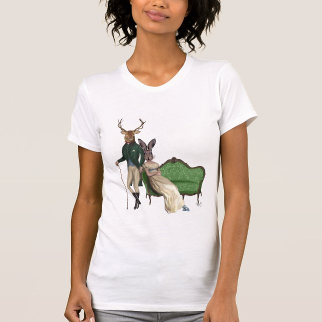 T-shirt M. Deer et Mme Rabbit 2 (Devant)