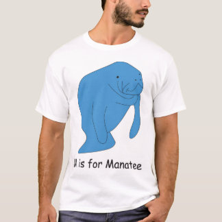 T-shirt M est pour le lamantin