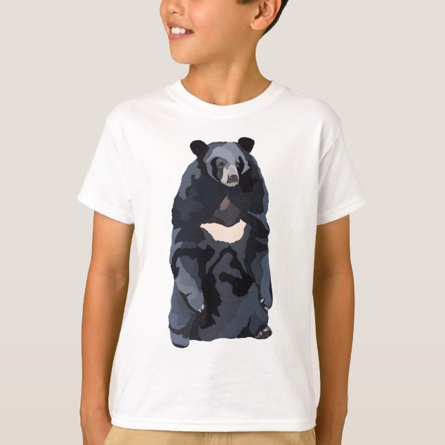 T-shirt M est pour l'ours de lune (Devant)
