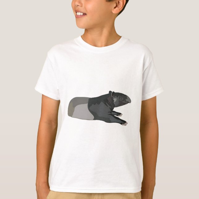 T-shirt M est pour Malayan Tapir (Devant)