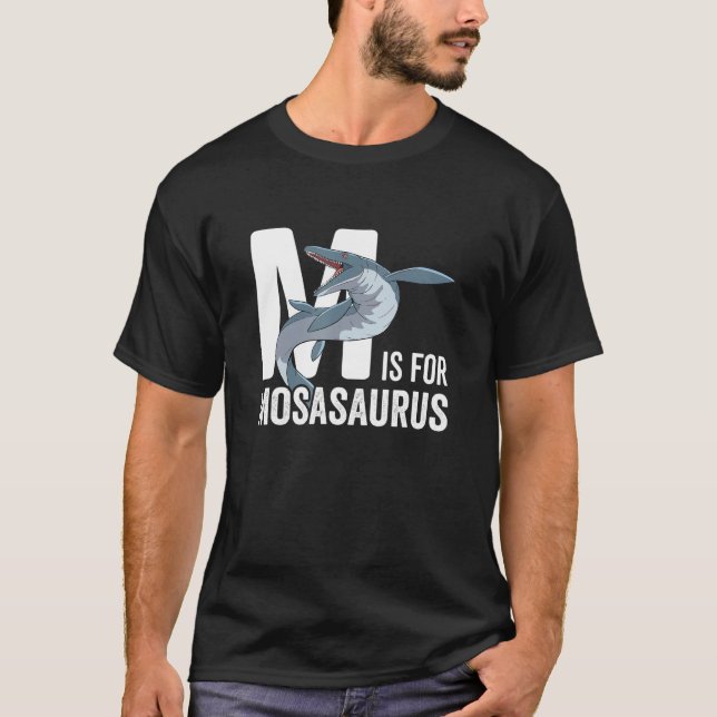 T-shirt M Est Pour Mosasaurus (Devant)