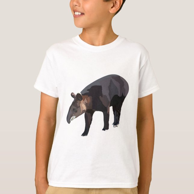 T-shirt M est pour Mountain Tapir (Devant)