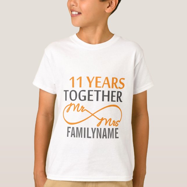 T-shirt M. et Mme 11th Anniversary (Devant)