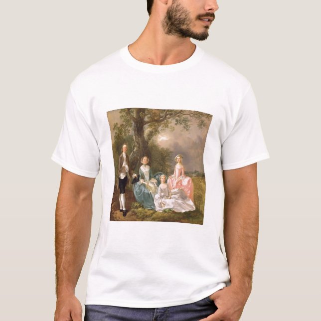 T-shirt M. et Mme John Gravenor et leurs filles, Eliz (Devant)