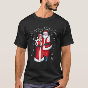 T-shirt M. et Mme Santa Claus Couples qui correspondent à
