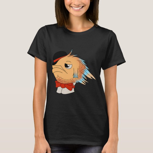 T-shirt M. Fish et son chapeau (Devant)