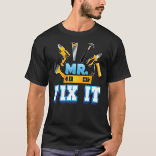 T-shirt M. Fix It Break Matching Fils & Père Day Papa Papa