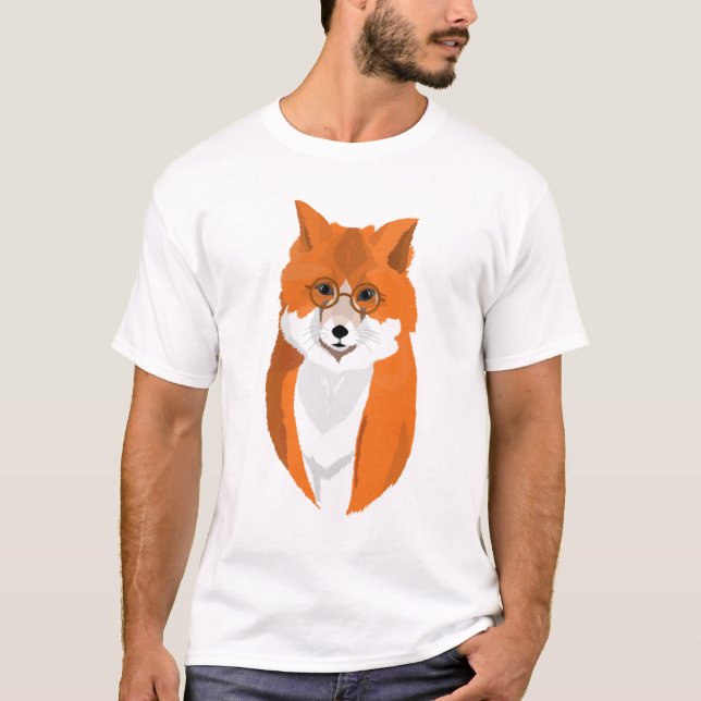 T-shirt M. Fox est le lecteur (Devant)