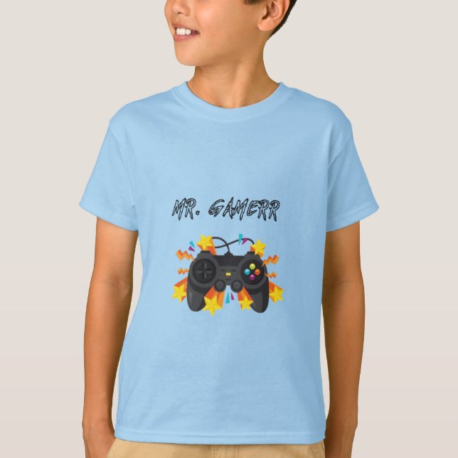 T-shirt M. Gamer : Le Sticker Ultimate Gaming Enthousiaste (Devant)