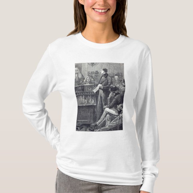 T-shirt M. Gladstone fournissant son premier discours (Devant)