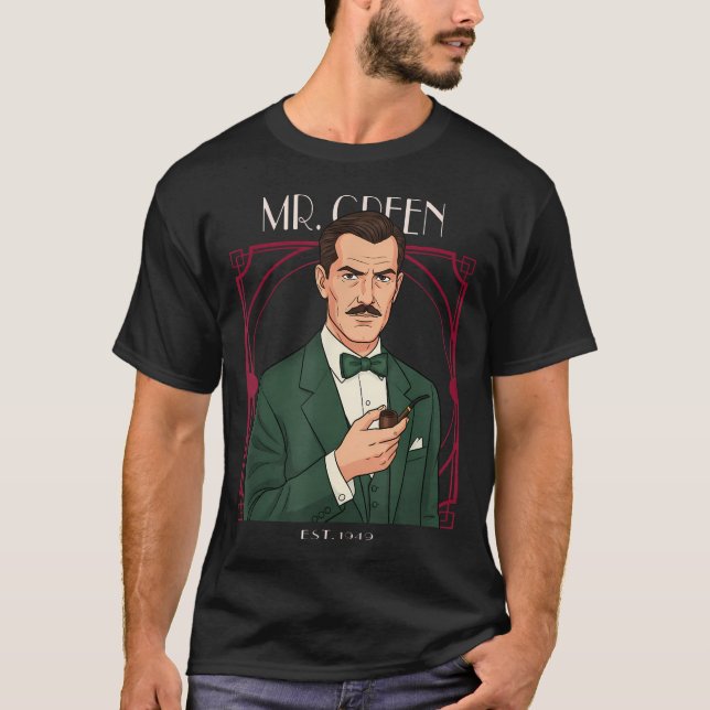 T-shirt M. Green - Enquête (Devant)