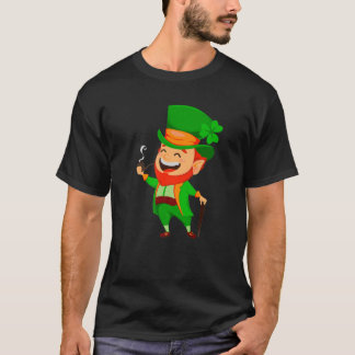 T-shirt M. Leprechaun Irlandais Clover St Patrick's Day Gr
