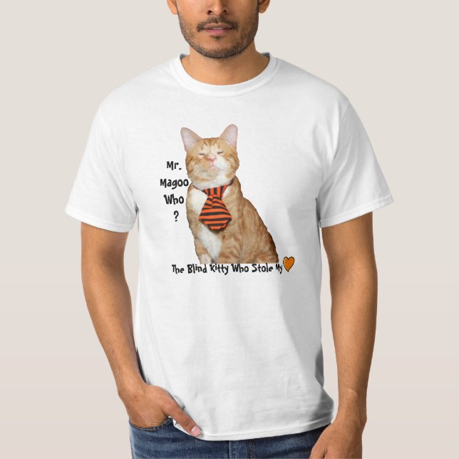 T-shirt M. Magoo Who ? L'avant a dégrossi pièce en t (Devant)