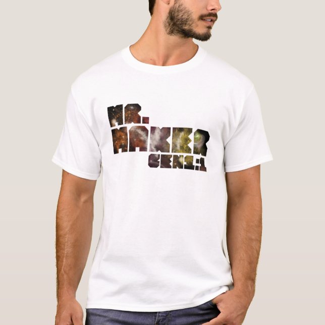 T-shirt M. Maker Scripture Genesis de la chemise des (Devant)