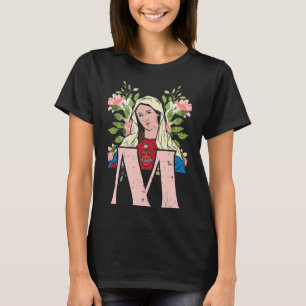 T-shirt M Marie Vierge Sacré Coeur Jésus Catholi religieux