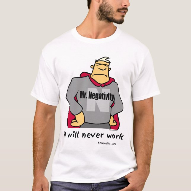 T-shirt M. Negativity (Devant)