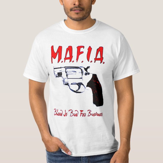 T-SHIRT M.O.B. - A.I.R. --M.A.F.I.A. (Devant)