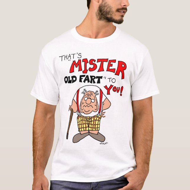 T-shirt M. Old Fart (Devant)