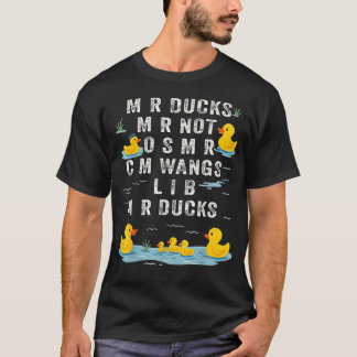T-shirt M R Canards M R Pas O S M R Cm Wangs Lib M R