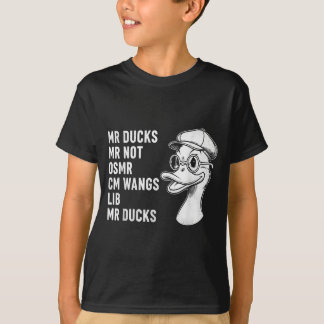 T-shirt M R Canards M R Pas O S M R Cm Wangs Lib M R Canar