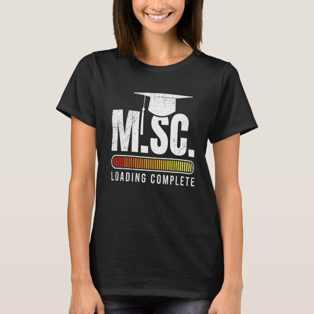 T-shirt M Sc loading Master Master Master Master Science 1 (Devant)