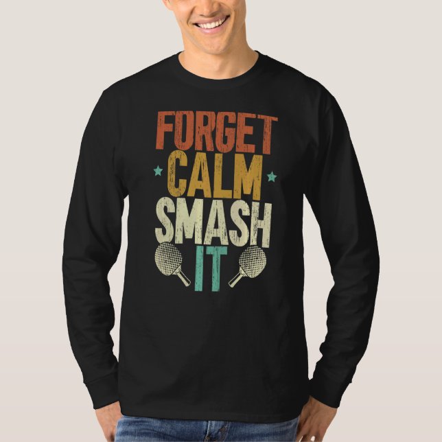 T-shirt M. Smash Ping Pong Master Paddle Sport Player Tabl (Devant)