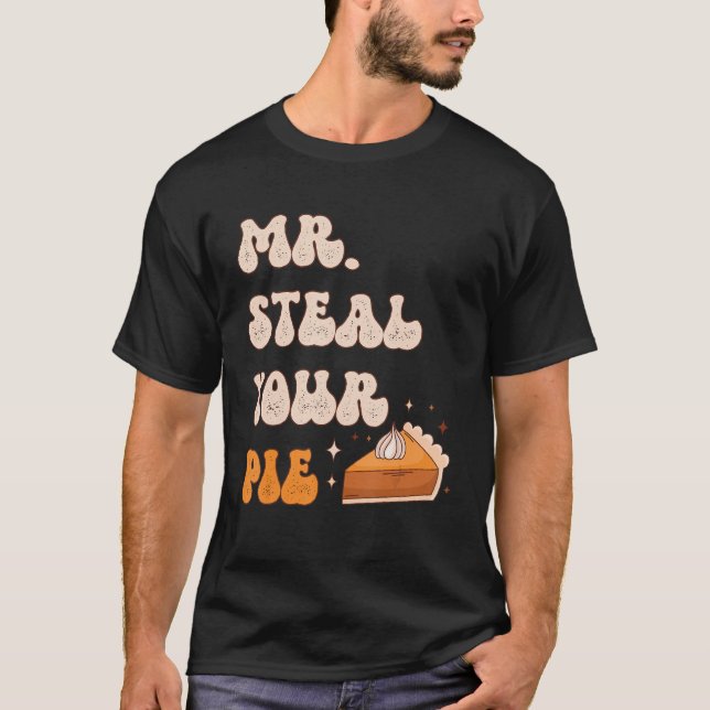 T-shirt M. Steal Your Pie Retro Thanksgiving Toddlers Enfa (Devant)