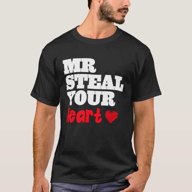 T-shirt M. vole ton coeur (Devant)