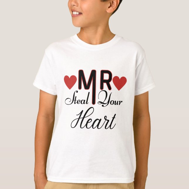 T-shirt M. vole ton coeur pour la Saint Valentin 2024 (Devant)