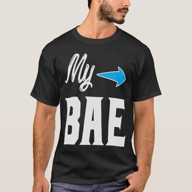 T-shirt Ma Bae Valentines jour (Devant)